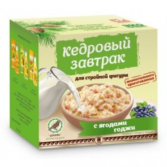 «Кедровый завтрак для стройной фигуры» с ягодами годжи 