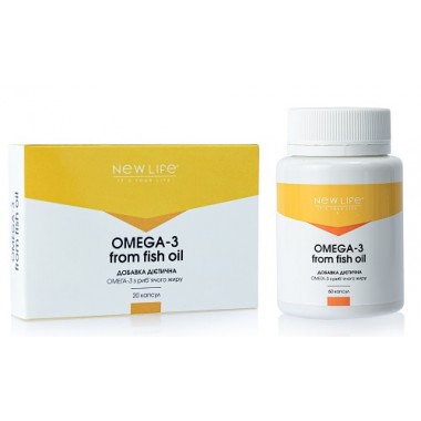 Omega 3 from fish oil (Омега 3 из рыбьего жира) капсулы описание, отзывы