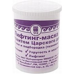 Лифтинг-маска с экстрактом царского дерева для шеи и подбородка 
