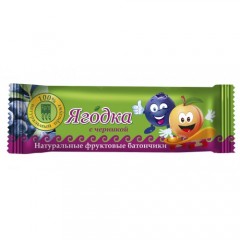 Батончик фруктовый «Ягодка» с черникой 