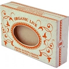 Натуральное мыло «Organic Live», с маслом авокадо и сандала